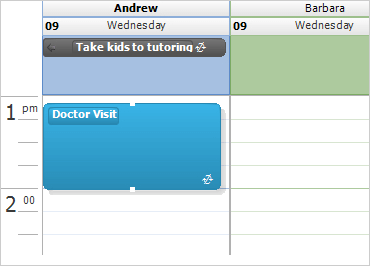 Add Notes and Holidays just like your users would add an Appointment object.