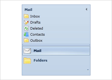 Outlook Listbar