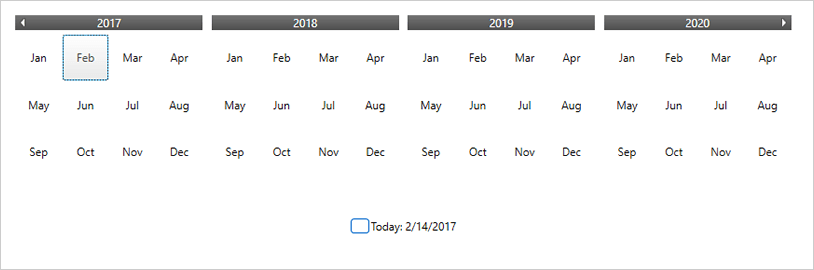 Calendar Control