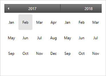 WPF Month Calendar