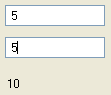 WinCalcManager Summing Two Controls at Design Time 07.png