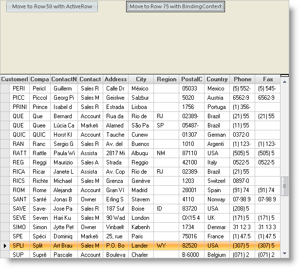 WinGrid Setting the ActiveRow of WnGrid 01.png