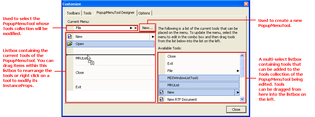 WinToolbarsManager Design Time Customize Dialog 04.png