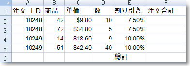 ExcelEngine Calculating Order Totals 01.png