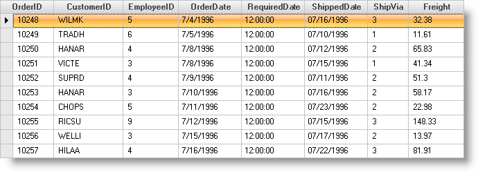 WinGrid Formatting Cells Containing Dates 01.png