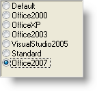 WinOptionSet Apply the Office 2007 Style to WinOptionSet 01.png