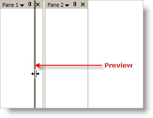 xamdockmanager の panesplitter スタイリング ポイント