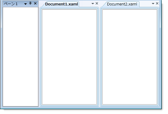 xamDockManager のタブされたドキュメント機能