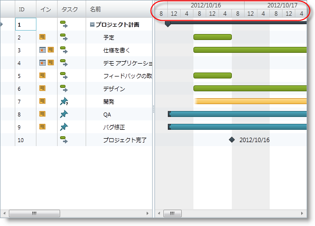 xamGantt Configuring the xamGantt Timescale Units 1.png