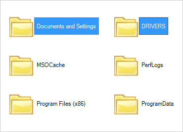 Users can enjoy many selection modes found in Windows Explorer when using your application.