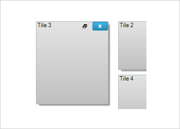 Add or remove tiles programmatically at run-time to dynamically change the tiles seen by your users.