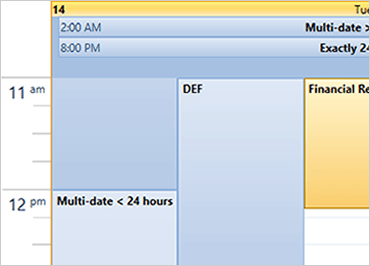 WPF Schedule