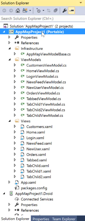 Xamarin AppMap