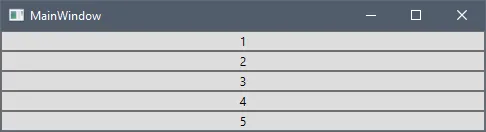 WPF StackPanel